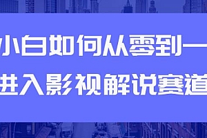 【第2231期】教你短视频赚钱玩法之小白如何从0到1快速进入影视解说赛道