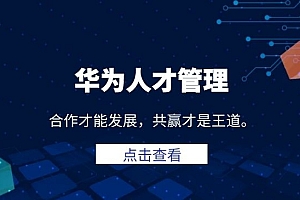 【第2255期】冉涛-华为人才管理课程,华为用人之道,打造超强战队(36讲)