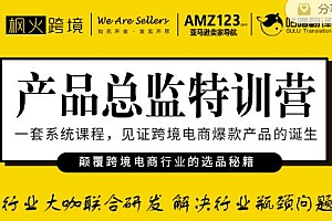 【第2577期】枫火跨境·产品总监特训营,行业大咖联合研发解决行业瓶颈问题