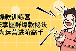 【第2661期】群爆款训练营:8天掌握群爆款秘诀,成为运营进阶高手