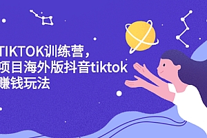 【第2674期】海外TIKTOK训练营,百万项目海外版抖音tiktok流量赚钱玩法