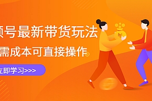 【第2888期】视频号最新带货玩法,无需成本可直接操作,新手到高手快速蜕变