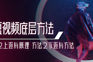 【第3050期】鹤老师短视频底层方法:原理之上还有原理 方法之下还有方法