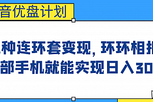【第6947期】影音优盘计划,三种连环套变现,环环相扣,一部手机就能实现日入300+