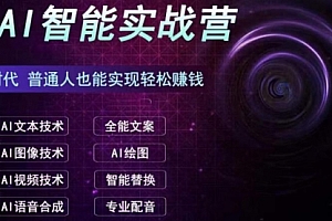 【第6991期】AI智能赚钱实战营保姆级、实战级教程