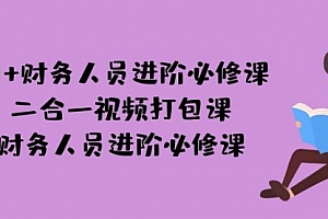 【第7143期】AI + 财务人员进阶必修课二合一视频打包课,财务人员进阶必修课