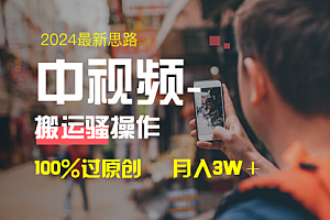 【第8761期】中视频新思路,双重去重100%过原创,一键分发多平台变现