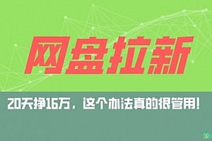 【第9331期】网盘拉新+私域全自动玩法,0粉起号,小白可做,当天见收益,已测单日破5000