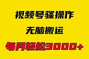 【第9826期】4月最新视频号无脑爆款玩法,每天轻松3000+