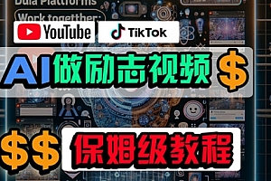 【第10247期】利用AI制作励志视频,在YouTube和TikTok赚钱,小白可做(附工具)