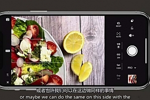 【第10659期】iPhone 美食摄影-掌握美食摄影造型-构图和编辑艺术-21节课-中英字幕