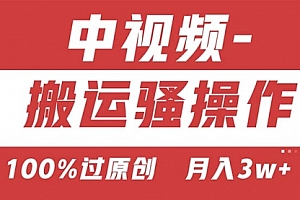 【第10667期】【中视频新思路】双重去重100%过原创,无脑搬运一键多渠道发布