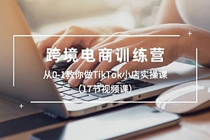 【第10573期】跨境电商训练营:从0-1教你做TikTok小店实操课(17节视频课)