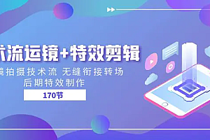 【第10751期】技术流 运镜+特效剪辑 运镜拍摄技术流 无缝衔接转场 后期特效制作
