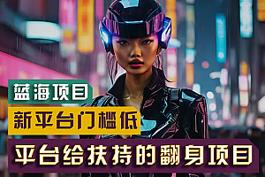 【第10758期】新平台无脑搬运,翻身项目 门槛低 小白也能轻松上手