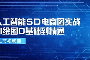 【第11213期】人工智能SD电商图实战,ai绘图0基础到精通
