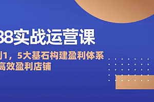 【第12270期】1688运营实战教程:店铺定位/商品管理/爆款打造/数字营销/客户服务等