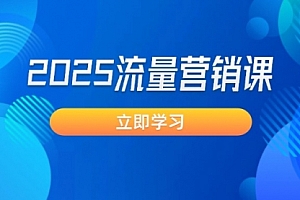 【第12496期】2025流量营销课:直击业绩卡点, 拓客新策略, 提高转化率, 设计生意模式