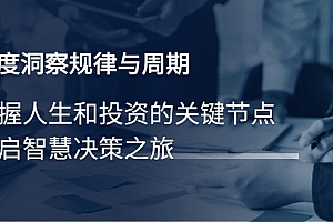 【第12542期】深度洞察规律与周期,把握人生和投资的关键节点,开启智慧决策之旅
