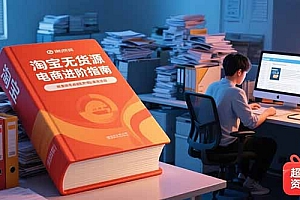 【第13234期】淘宝无货源电商进阶指南,包含新人课、进阶课,配套资料,蓝海选品等