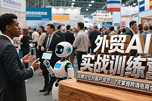 【第13245期】外贸AI实战训练营(7月更新),品牌定位到客户成交,7天掌握跨境电商全流程