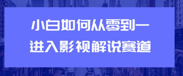 【第2231期】教你短视频赚钱玩法之小白如何从0到1快速进入影视解说赛道-勇锶商机网