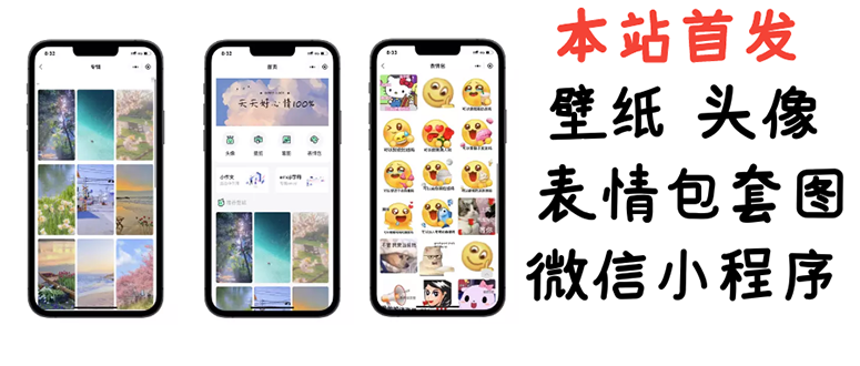 【第3270期】小白0基础搭建微信壁纸头像表情包小程序：一单赚几百【含源码+视频教程】-勇锶商机网