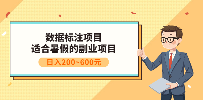 【第3497期】数据标注项目：适合暑假的副业兼职项目，日入200~600元-勇锶商机网