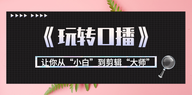 【第3887期】月营业额700万+大佬教您《玩转口播》让你从“小白”到剪辑“大师”-勇锶商机网