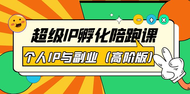 【第4050期】超级IP孵化陪跑课：个人IP与副业（高阶版）41节课-勇锶商机网