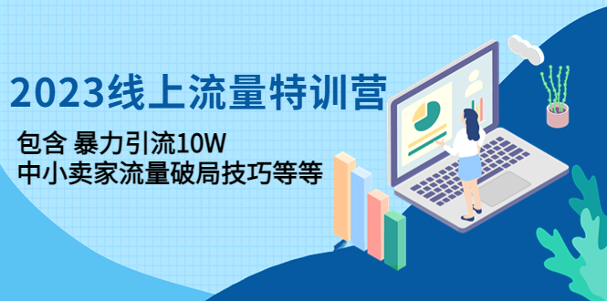 【第4709期】2023线上流量特训营：包含暴力引流10W+中小卖家流量破局技巧等等-勇锶商机网