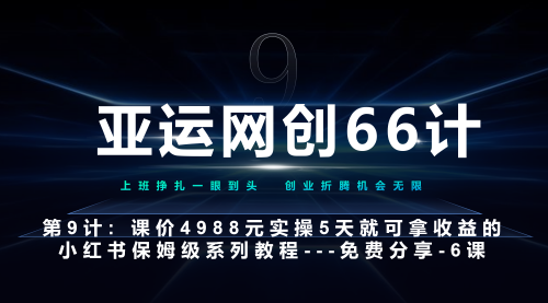 【第7161期】亚运网创66计第9计：第6课AI小红书专用提示词模板–高杠杆+嚼碎喂嘴里-勇锶商机网