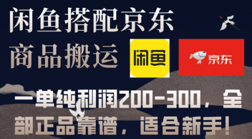 【第8156期】闲鱼搭配京东备份库搬运，一单纯利润200-300，全部正品靠谱，适合新手-勇锶商机网