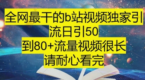 【第8241期】B站引流详细教程，附带资源入口-勇锶商机网