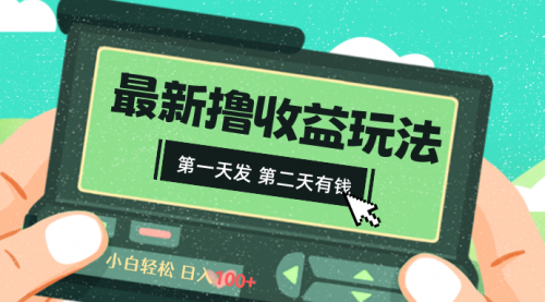 【第8649期】2024最新撸视频收益玩法，第一天发，第二天就有钱-勇锶商机网