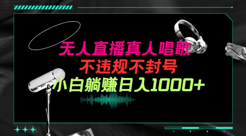 【第9526期】抖音24小时无人直播音乐，不违规，不封号纯撸音浪-吸亿欧创业网