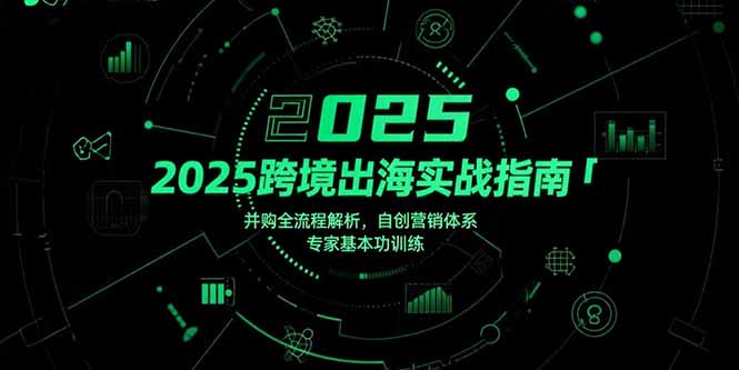 【第13340期】2025跨境出海实战指南，并购全流程解析，自创营销体系，专家基本功训练-吸亿欧创业网