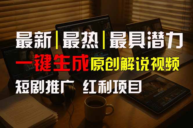 【第13419期】短剧推广新思路，AI一键生成原创解说视频-吸亿欧创业网