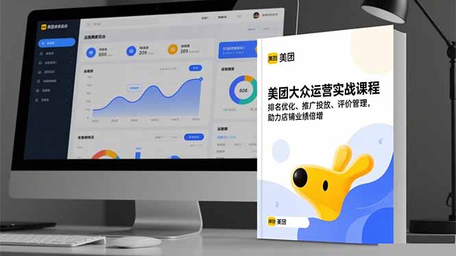 【第13932期】美团大众运营实战课程,排名优化、推广投放、评价管理,助力店铺业绩倍增